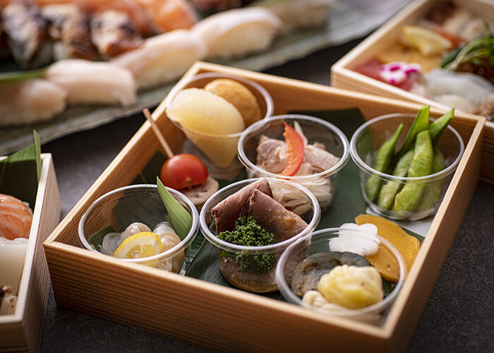 デリバリー】寿司8貫と八寸の握りプラン（寿司＋オードブル