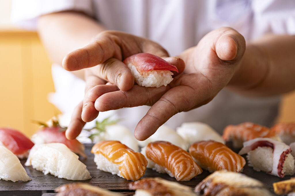 目の前で魅せる握りのライブパフォーマンス