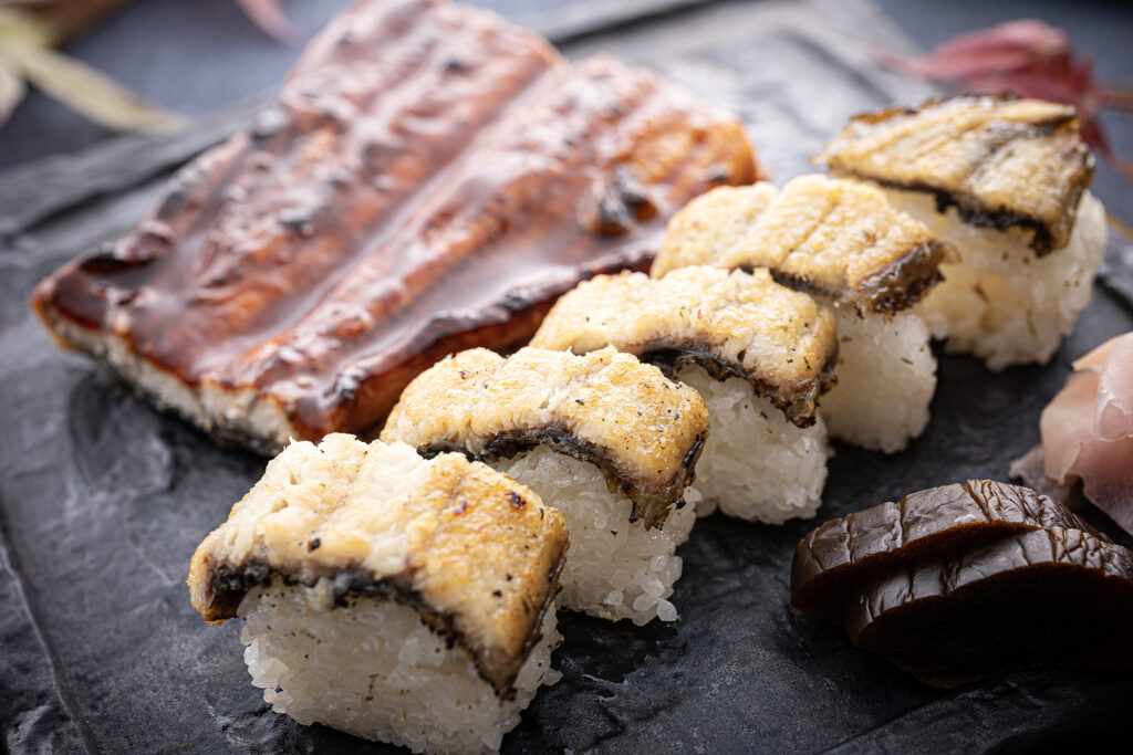 白焼き棒寿司(ハーフ)+蒲焼き(ハーフ)食べ比べセット<"大阪産"天然国産 『美陵鰻(みささぎうなぎ)』>02